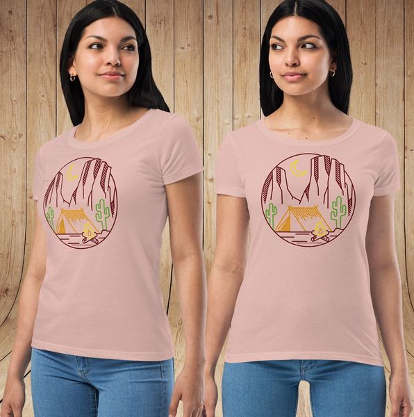 SALE 50% OFF, FREE Shipping, Desert Camping Fitted T, Only sizes 2-12, M-XL left in stock