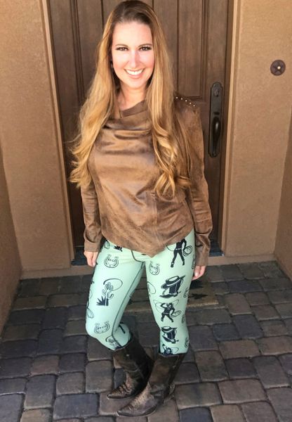 Western Leggings from Rockstarlette Outdoors Arizona, USA  Rockstarlette  Outdoors, Adventure Inspired Activewear Made in USA