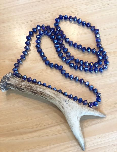 Limited Edition Antler Shed Necklace, Blue, 14 Inch, FREE Shipping