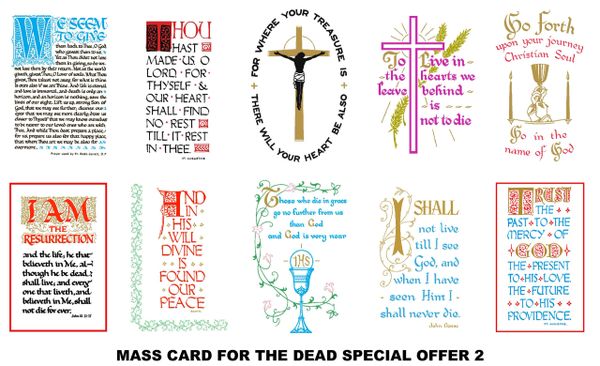 Special Offer Mass Cards 2 (for the deceased)