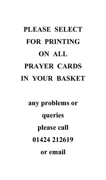 3 Printing on prayer cards