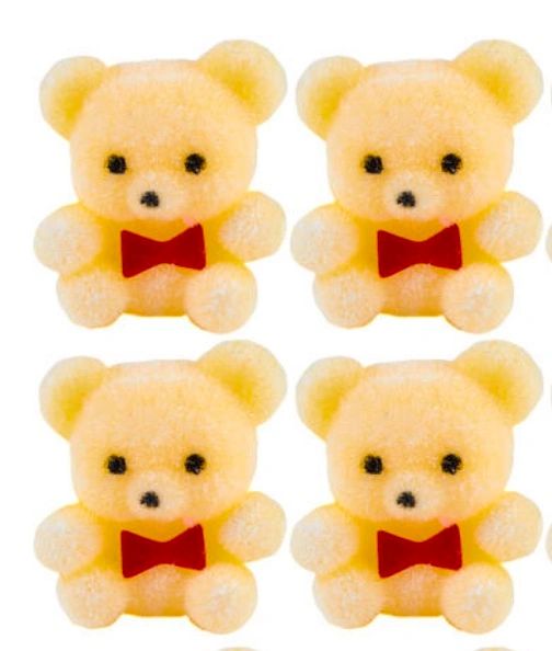 darice flocked bears