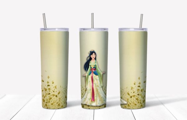 Mulan Princess Tumbler 20oz – By Ky Studios