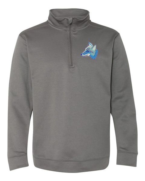 custom embroidered quarter zip pullover