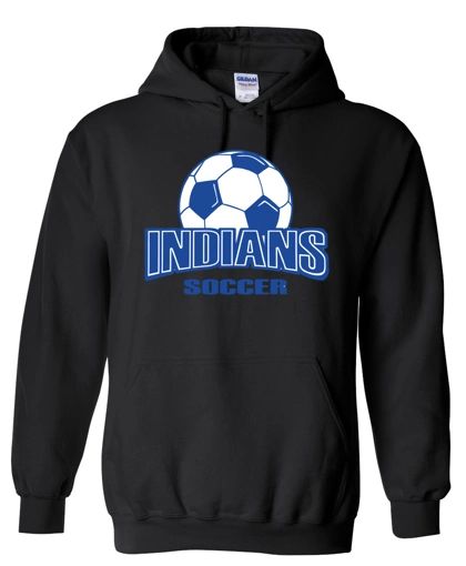Indians Soccer Hooded Sweatshirt
