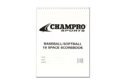 Champro Sports Baseball/Softball 18 Space Scorebook