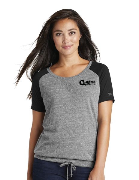 Caribbean Pools New Era ® Ladies Tri-Blend Performance Cinch Tee