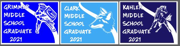 Middle School Graduate Yard Sign