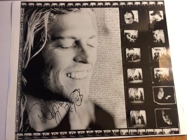 Wes Scantlin Orinally Signed With Lyrics From Spin You Around Only 10 Made Directly From The Never seen so many purple clouds the situation's inside out. puddle of mudd merch