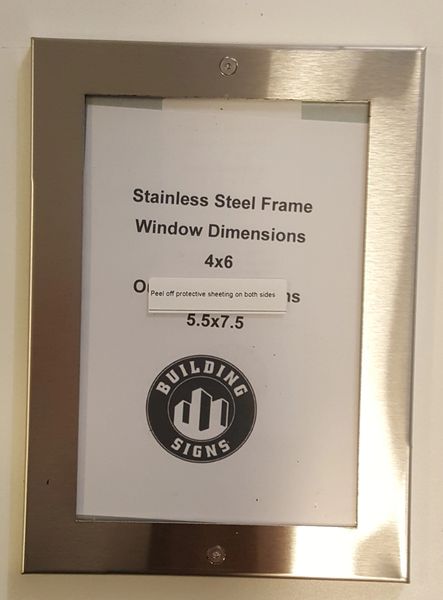 ELEVATOR FRAME STAINLESS STEEL (SIZE 4''X6'')