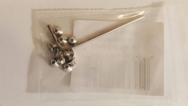 Screw Set for stainless Steel certificate frame
