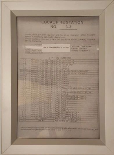 Fire Department Frame - LOCAL FIRE STATION FRAME (6 x 9) (Heavy Duty Frame)