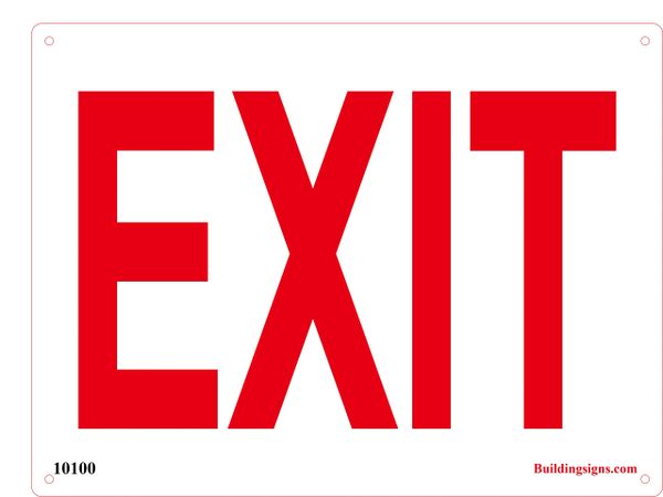 EXIT SIGN (ALUMINIUM)