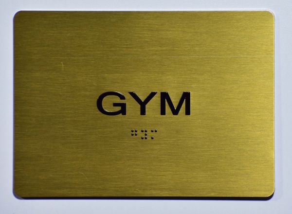 GYM Sign - GOLD