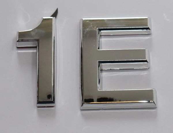 z- APARTMENT, DOOR AND MAILBOX LETTER 1 E SIGN - LETTER SIGN 1E- SILVER (HIGH QUALITY PLASTIC DOOR SIGNS 0.25 THICK)