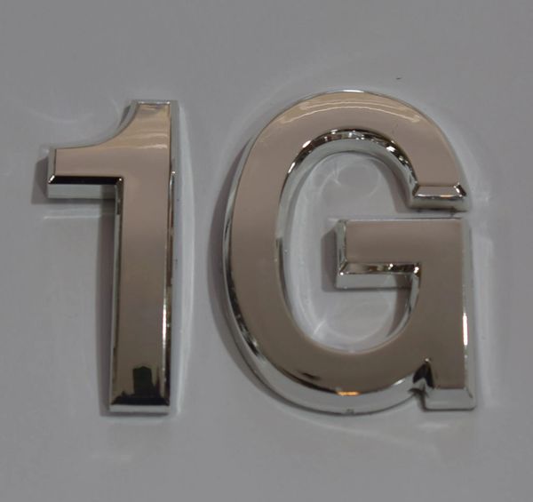 z- APARTMENT, DOOR AND MAILBOX LETTER 1G SIGN - LETTER SIGN 1 G- SILVER (HIGH QUALITY PLASTIC DOOR SIGNS 0.25 THICK)