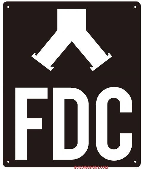 FDC SIGN (ALUMINUM SIGNS 12X10)