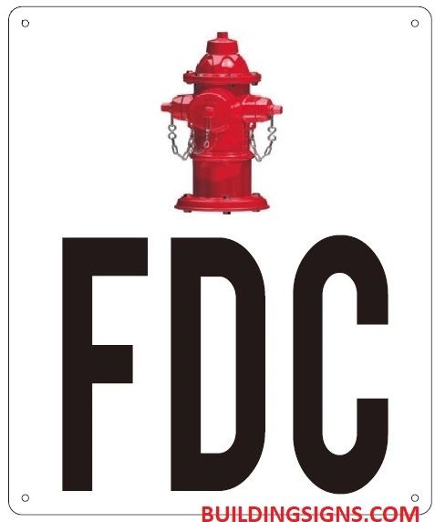 FDC SIGN (ALUMINUM SIGNS 12X10)