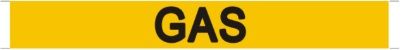 Set of 5 PCS- GAS SIGN (STICKER 1X8)