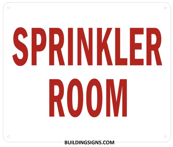 SPRINKLER ROOM SIGN- Reflective !!! (ALUMINUM SIGNS 7X10)