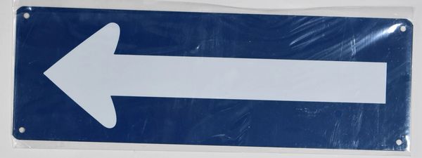 LEFTWARDS ARROW SIGN (ALUMINUM SIGNS 4X12)