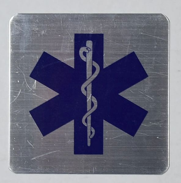 MEDICAL SYMBOL SIGN (ALUMINUM SIGNS 4X4)