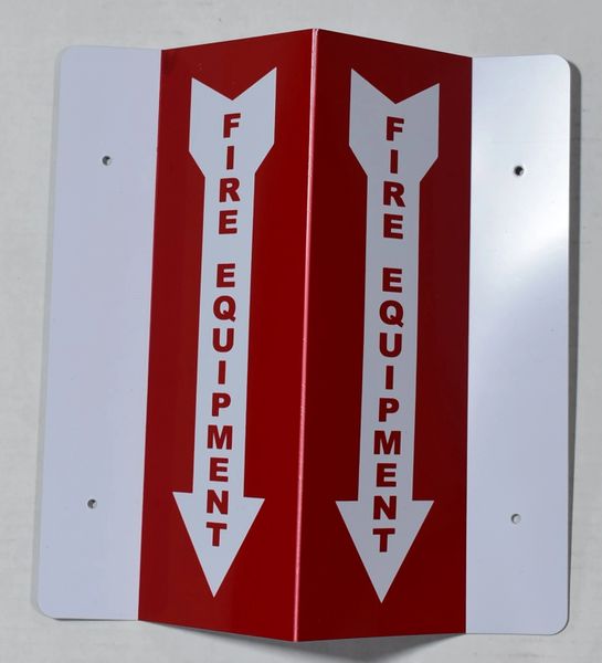 3D FIRE EQUIPMENT SIGN (3D projection signs 4X10)- Les Deux cotes line