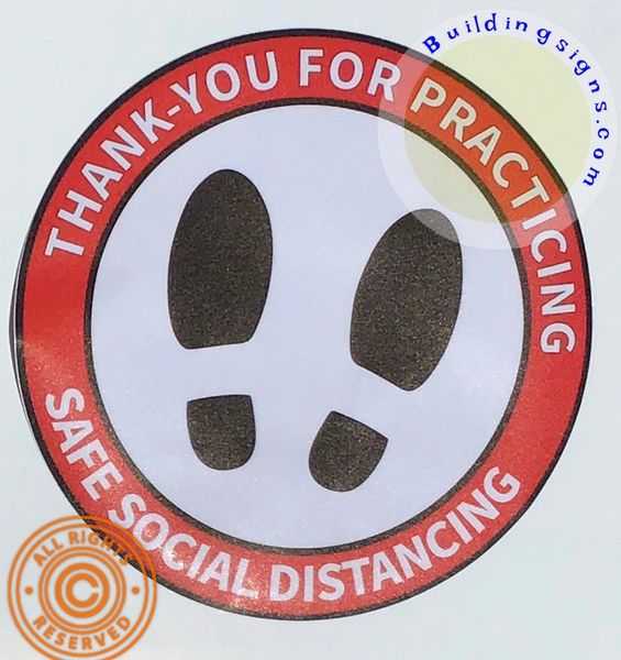 PRACTICE SAFE SOCIAL DISTANCING SIGN