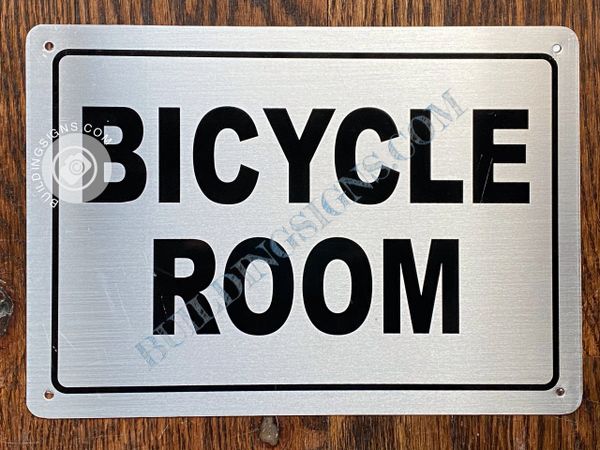 BICYCLE ROOM SIGN