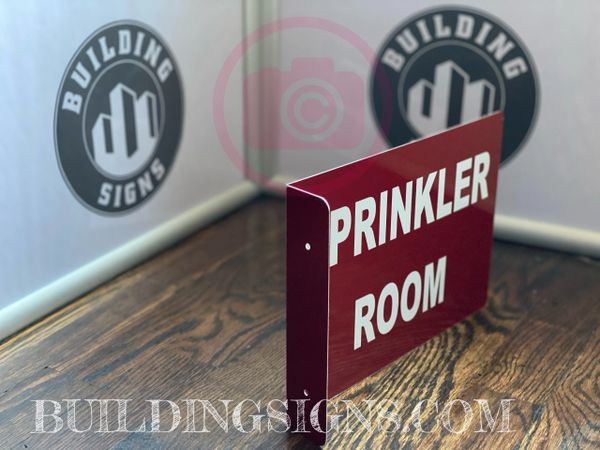 SPRINKLER ROOM HALLWAY SIGN (ALUMINUM SIGNS 7X10)