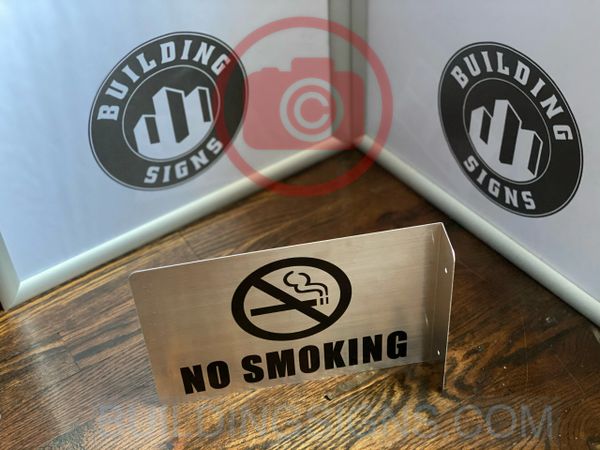 NO SMOKING HALLWAY SIGN (ALUMINUM SIGNS 7X10)