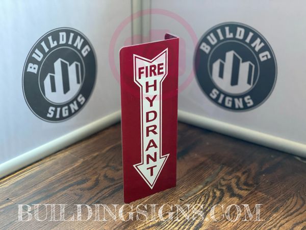 FIRE HYDRANT HALLWAY SIGN (ALUMINUM SIGNS 7X10)