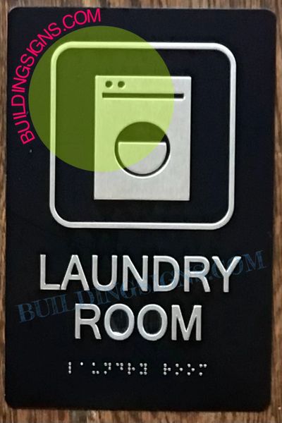 Laundry Room SIGN (ALUMINUM SIGNS 6x9)