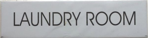 LAUNDRY ROOM SIGN - WHITE BACKGROUND