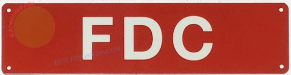 FDC SIGN (ALUMINUM SIGNS 3X12)