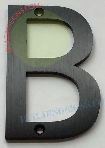 APARTMENT NUMBER SIGN B (3 INCH DOOR NUMBER LETTER BLACK)