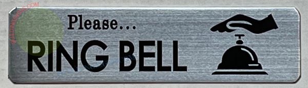 PLEASE RING BELL SIGN (ALUMINUM SIGNS 4X8)