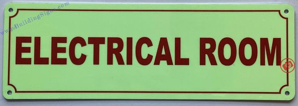 ELECTRICAL ROOM SIGN (ALUMINUM SIGNS 4x8)