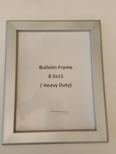 BULLETIN NOTICE FRAME 8.5 X 11 (HEAVY DUTY - ALUMINUM)