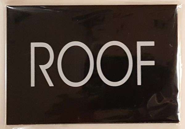 ROOF SIGN – BLACK (4X5.75)