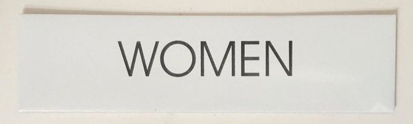 WOMEN SIGN – PURE WHITE (2X7.75)