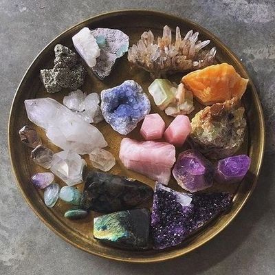 Reiki, Crystals, Aromatherapy oils, Sound healing