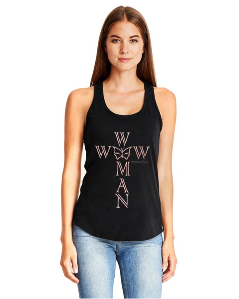 Wow Woman Designer Gathered Back Tank Tops Cross Edition | A Christian ...