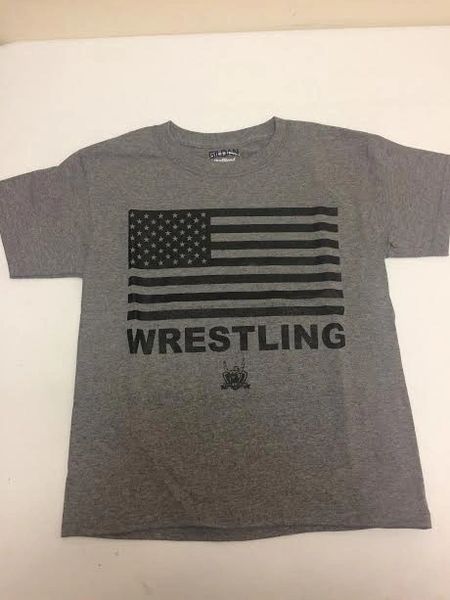 American Flag Wrestling Shirt