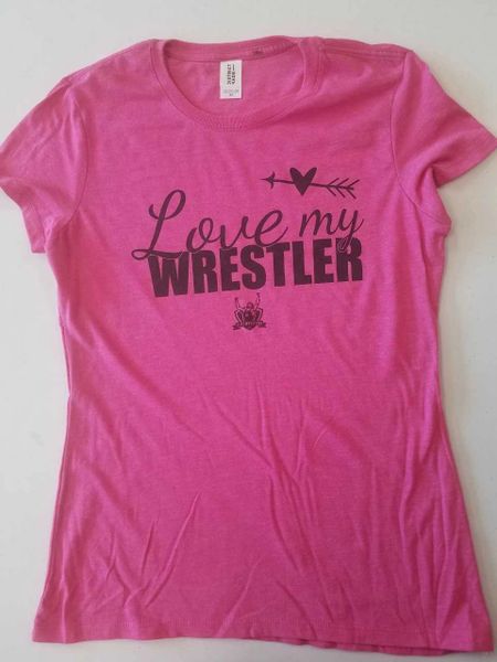 Love My Wrestler Women's Shirt