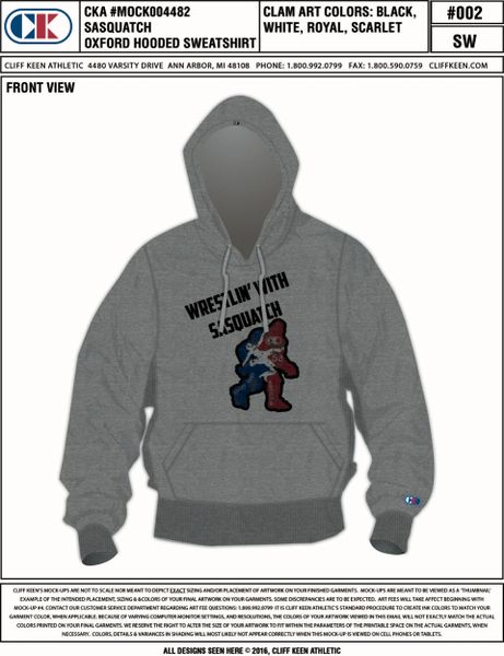 Wrestlin' With Sasquatch Hoodie