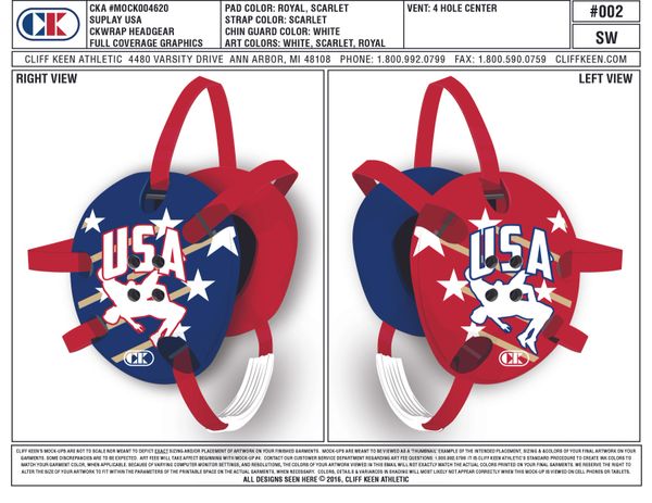 Usa store wrestling headgear