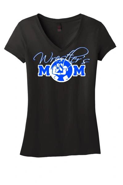 Wrestler's Mom V-Neck Shirt