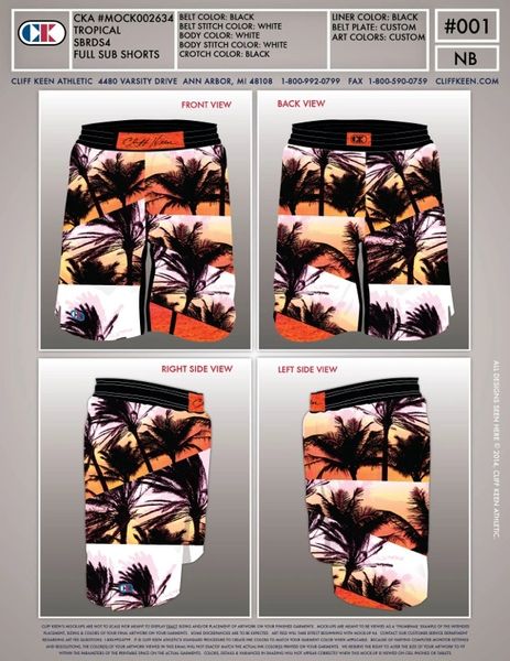 "Tropic" Fight Shorts