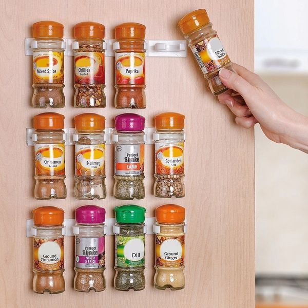 Home It Spice Rack Storage Organizer Wall Rack 12 Cabinet Door Sp